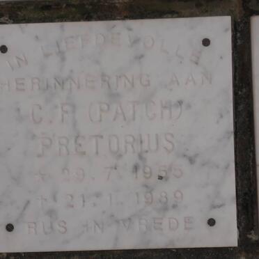 PRETORIUS C.F. 1955-1989
