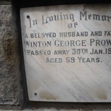 PROWSE Winton George -1971