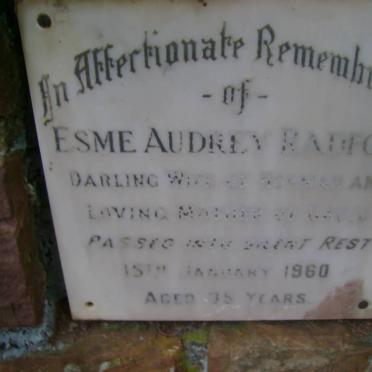 RADFORD Esme Audrey -1960