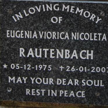 RAUTENBACH Eugenia Viorica Nicoleta 1975-2007