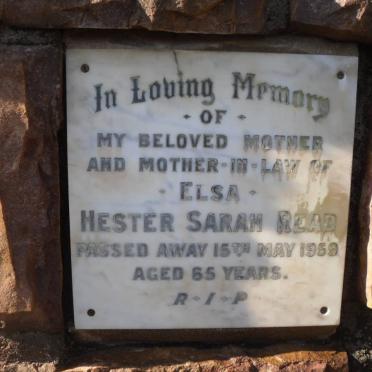 READ Hester Sarah -1959