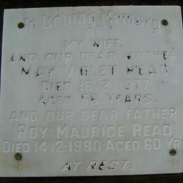 READ Roy Maurice -1980 &amp; May Violet -1977