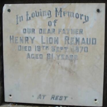 RENAUD Henry Lion -1970