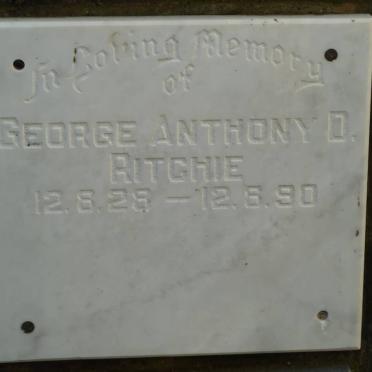 RITCHIE George Anthony D. 1928-1990