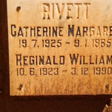 RIVETT Reginald William 1923-1990 &amp; Catherine Margaret 1925-1985