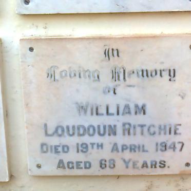 RITCHIE William Loudoun -1947
