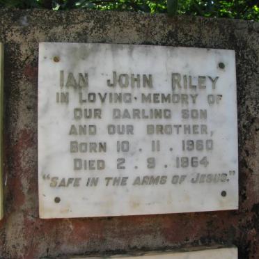RILEY Ian John 1960-1964