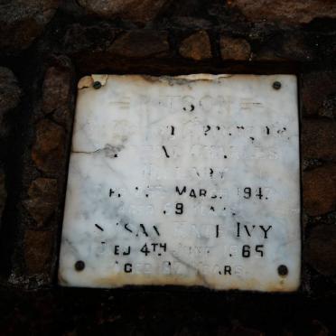 RITSON Percival Charles Hillary -1947 &amp; Susan Kate Ivy -1965