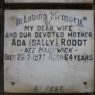 ROODT Ada nee HARDWICK -1977