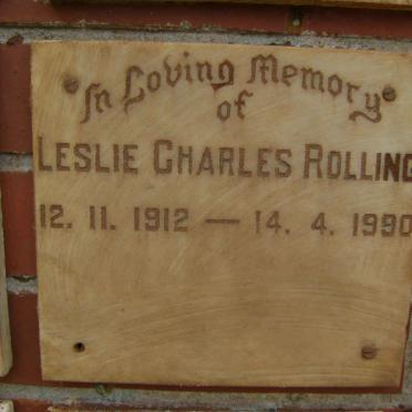 ROLLING Leslie Charles 1912-1990