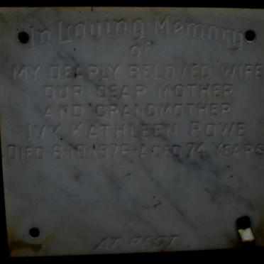 ROWE Ivy Kathleen -1976