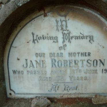 ROBERTSON Jane -1939
