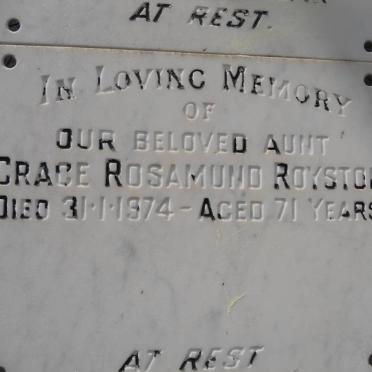 ROYSTON Grace Rosamund -1974