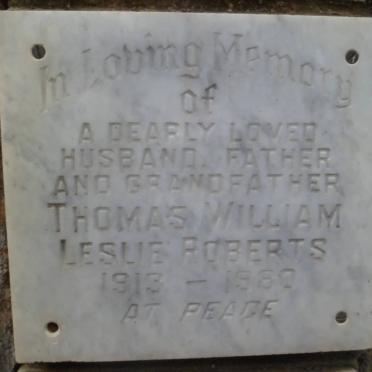 ROBERTS Thomas William Leslie 1913-1980