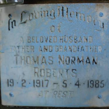 ROBERTS Thomas Norman 1917-1985