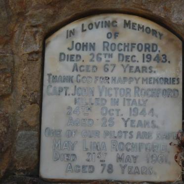 ROCHFORD John -1943 &amp; May Lina -1961 :: ROCHFORD John Victor -1944