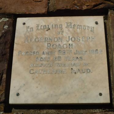 ROACH Algernon Joseph -1962