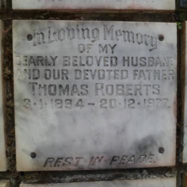 ROBERTS Thomas 1894-1977