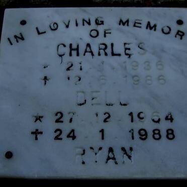 RYAN Charles 1936-1986 :: RYAN Dell 1964-1988