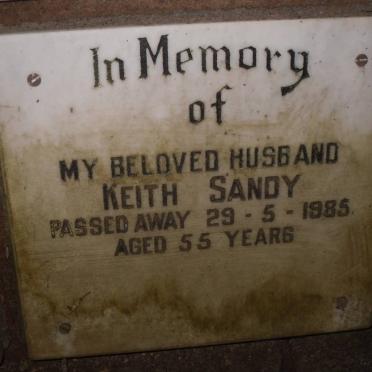 SANDY Keith -1985