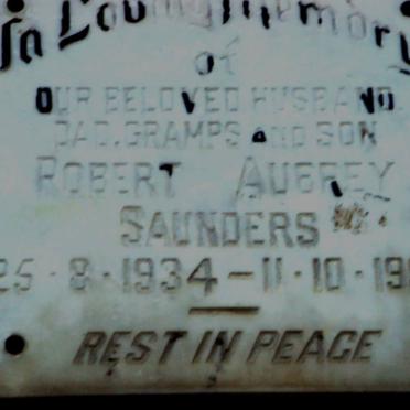 SAUNDERS Robert Aubrey 1934-1987