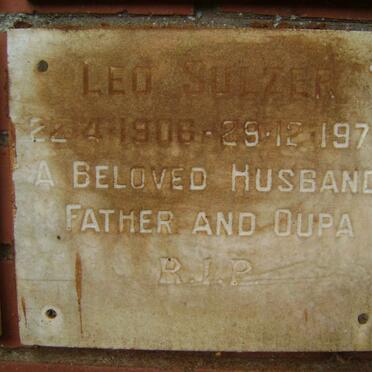 SULZER Leo 1908-1979