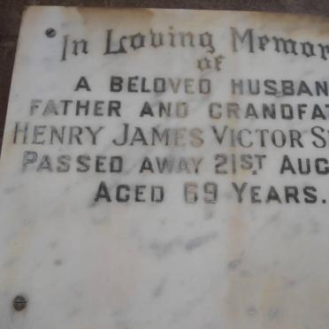 SLATER Henry James Victor -1971