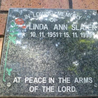 SLATER Linda Ann 1951-1999