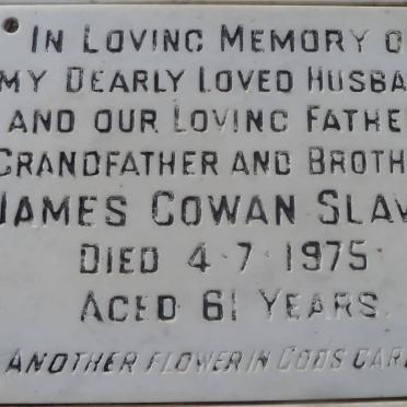 SLAVIN James Cowan -1975