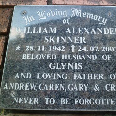 SKINNER William Alexander 1942-2003
