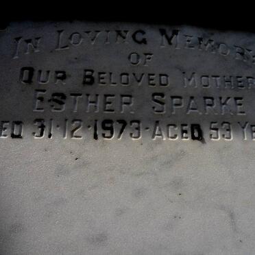SPARKE Esther -1973