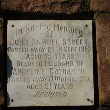 STREET John Samuel -1958 &amp; Angeline Catherine -1982