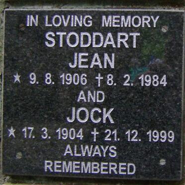 STODDART Jock 1904-1999 &amp; Jean 1906-1984