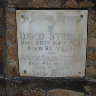 STEELE David -1947 &amp; Jeanie Barr -1959