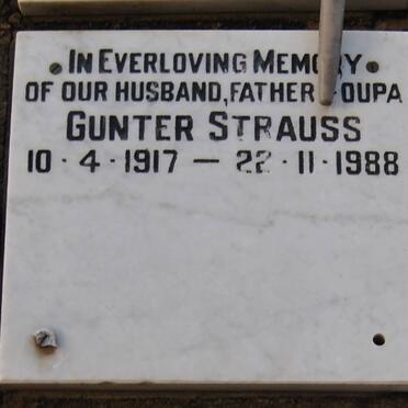 STRAUSS Gunter 1917-1988