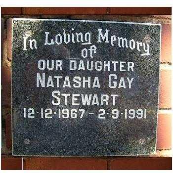 STEWART Natasha Gay 1967-1991