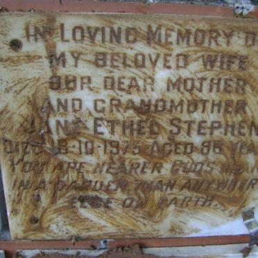 STEPHEN Jane Ethel -1975