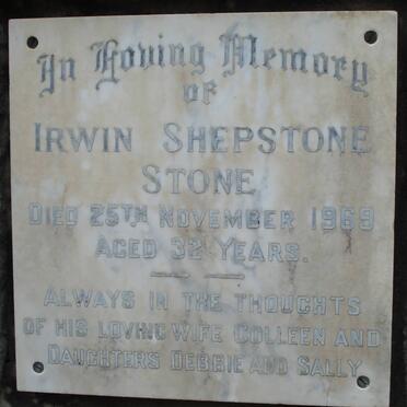 STONE Irwin Shepstone -1969