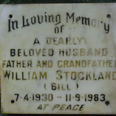 STOCKLAND William 1930-1983