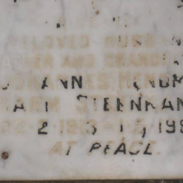 STEENKAMP Johannes Hendrik Harm 1913-1982
