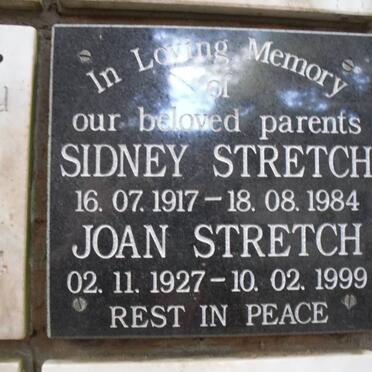 STRETCH Sidney 1917-1984 &amp; Joan 1927-1999