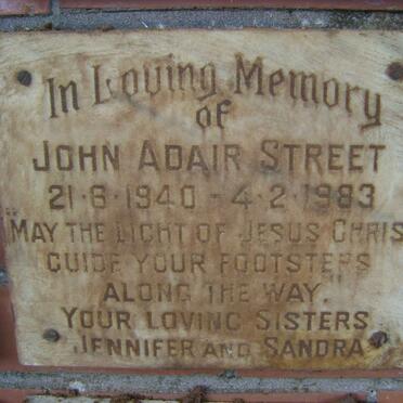 STREET John Adair 1940-1983