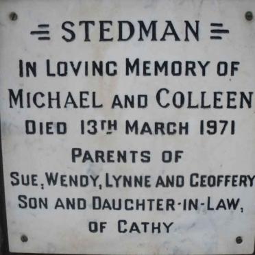 STEDMAN Michael &amp; Colleen -1971