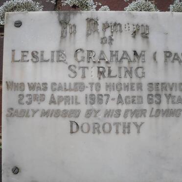 STIRLING Leslie Graham -1967