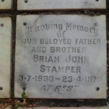 STAMPER Brian John 1930-1978
