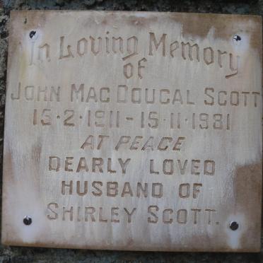 SCOTT John Mac Dougal 1911-1981