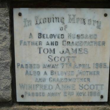 SCOTT Tom James -1965 &amp; Winifred Anne -1968