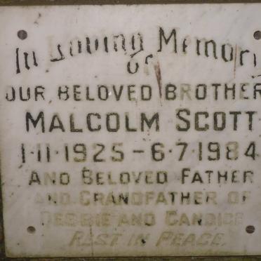 SCOTT Malcolm 1925-1984
