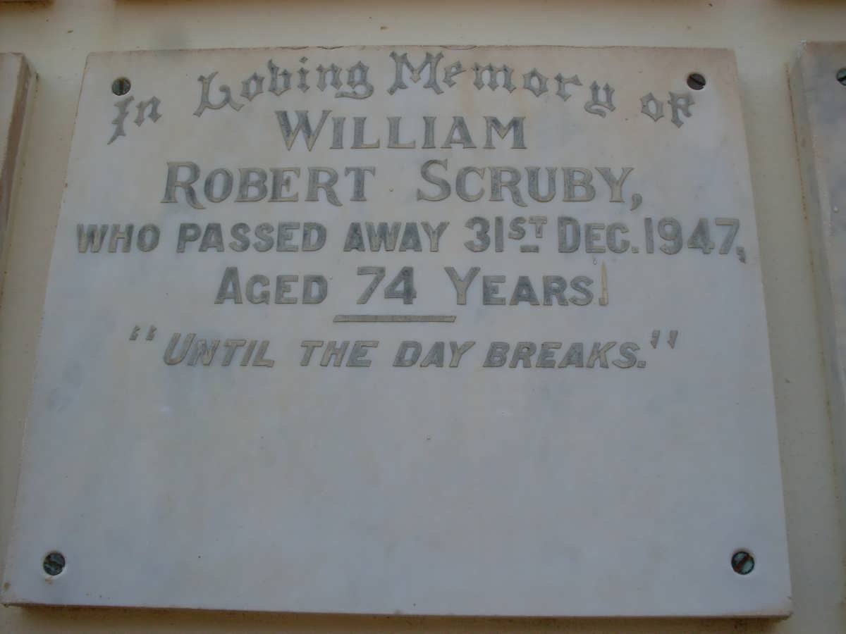 SCRUBY William Robert -1947