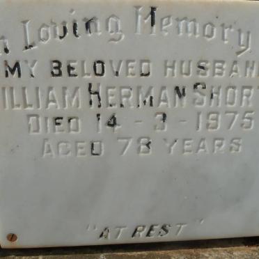 SHORTT William Herman -1975